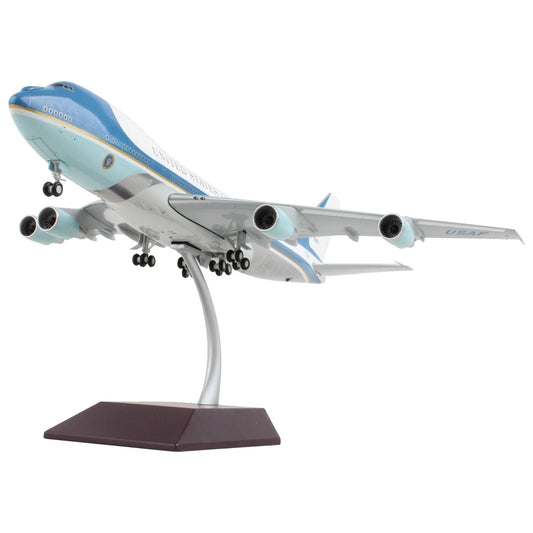 Boeing VC-25 Commercial Aircraft "Air Force One - United States of America" White and Blue "Gemini 200" Series 1/200 Diecast Model Airplane by GeminiJets