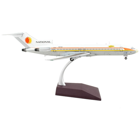 Boeing 727-200 Commercial Aircraft "National Airlines" White with Orange and Yellow Stripes "Gemini 200" Series 1/200 Diecast Model Airplane by GeminiJets