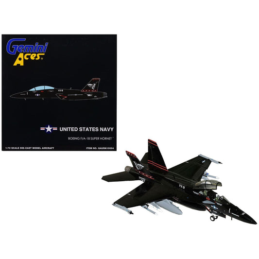 Boeing F/A-18 Super Hornet Fighter Aircraft "VX-9 Vampires" United States Navy "Gemini Aces" Series 1/72 Diecast Model Airplane by GeminiJets