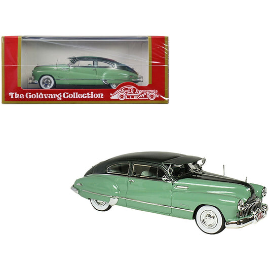 1948 Buick Roadmaster Coupe Allendale Green and Dark Green Metallic Limited Edition to 220 pieces Worldwide 1/43 Model Car by Goldvarg Collection