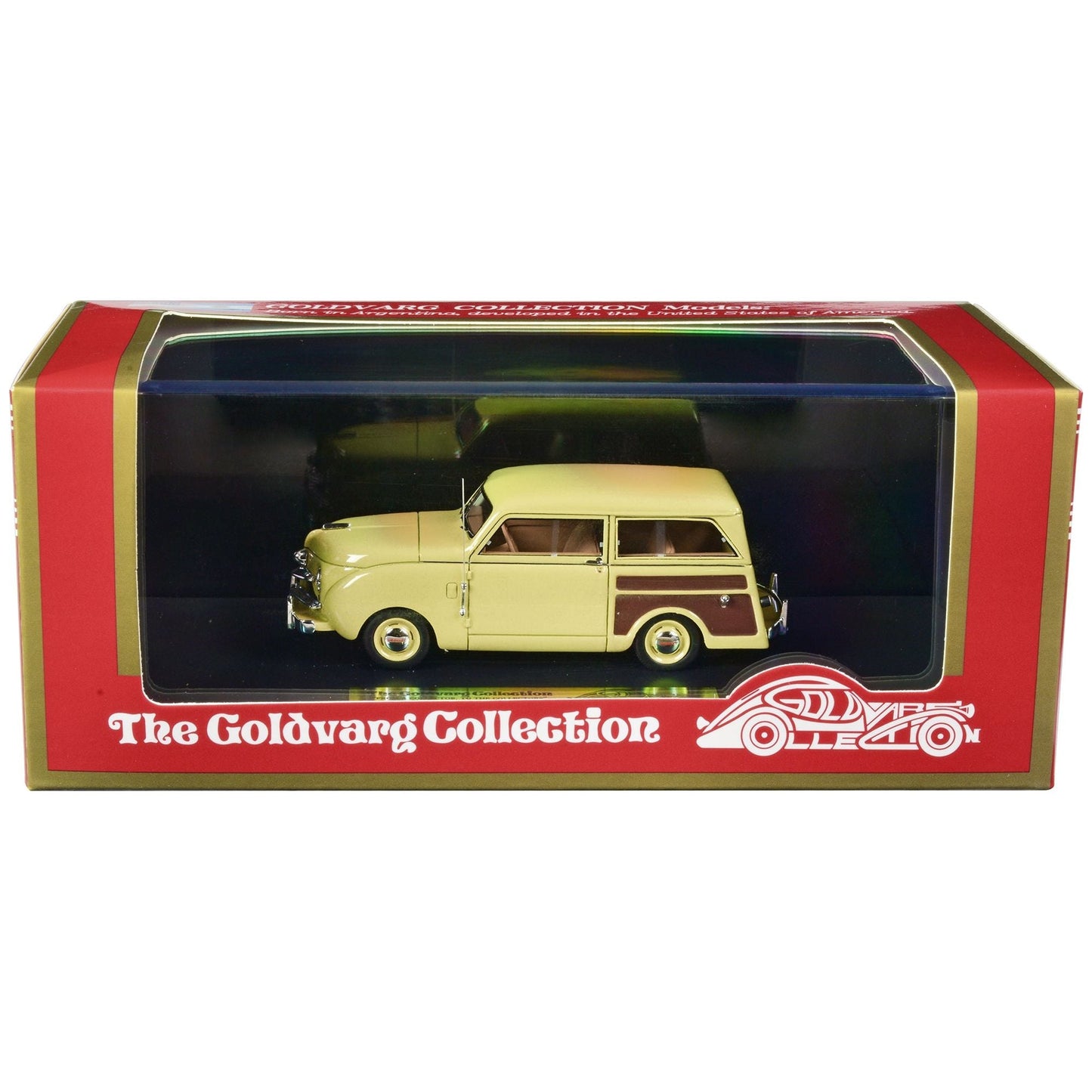 1949 Crosley Station Wagon Jonquil Yellow Limited Edition to 240 pieces Worldwide 1/43 Model Car by Goldvarg Collection