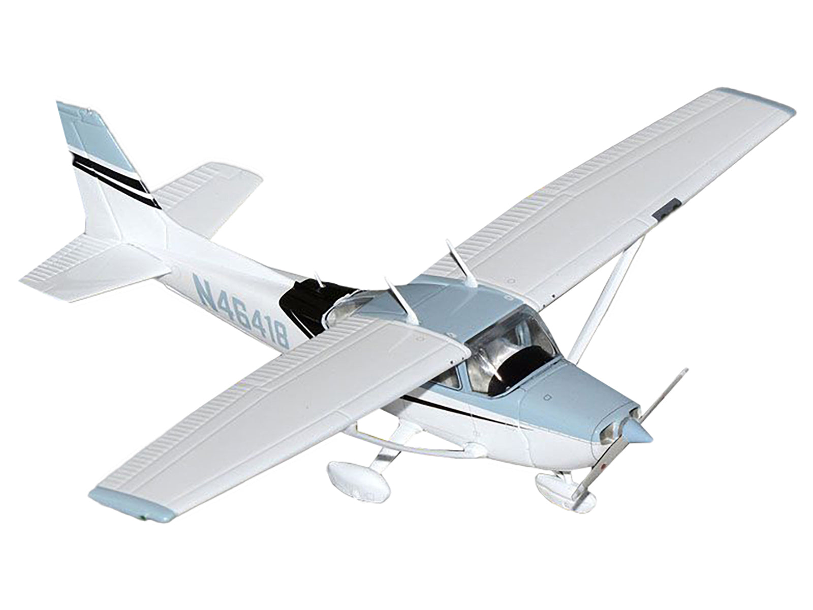 Cessna 172 Skyhawk Aircraft "N46418" Light Blue and White "Gemini General Aviation" Series 1/72 Diecast Model Airplane by GeminiJets