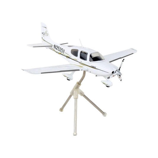 Cirrus SR22 Composite Aircraft "N2525V" White "Gemini General Aviation" Series 1/72 Diecast Model Airplane by GeminiJets