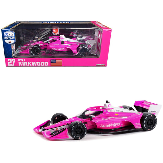 Dallara IndyCar #27 Kyle Kirkwood "AutoNation" Andretti Autosport (Road Course Configuration) "NTT IndyCar Series" (2023) 1/18 Diecast Model Car by Greenlight