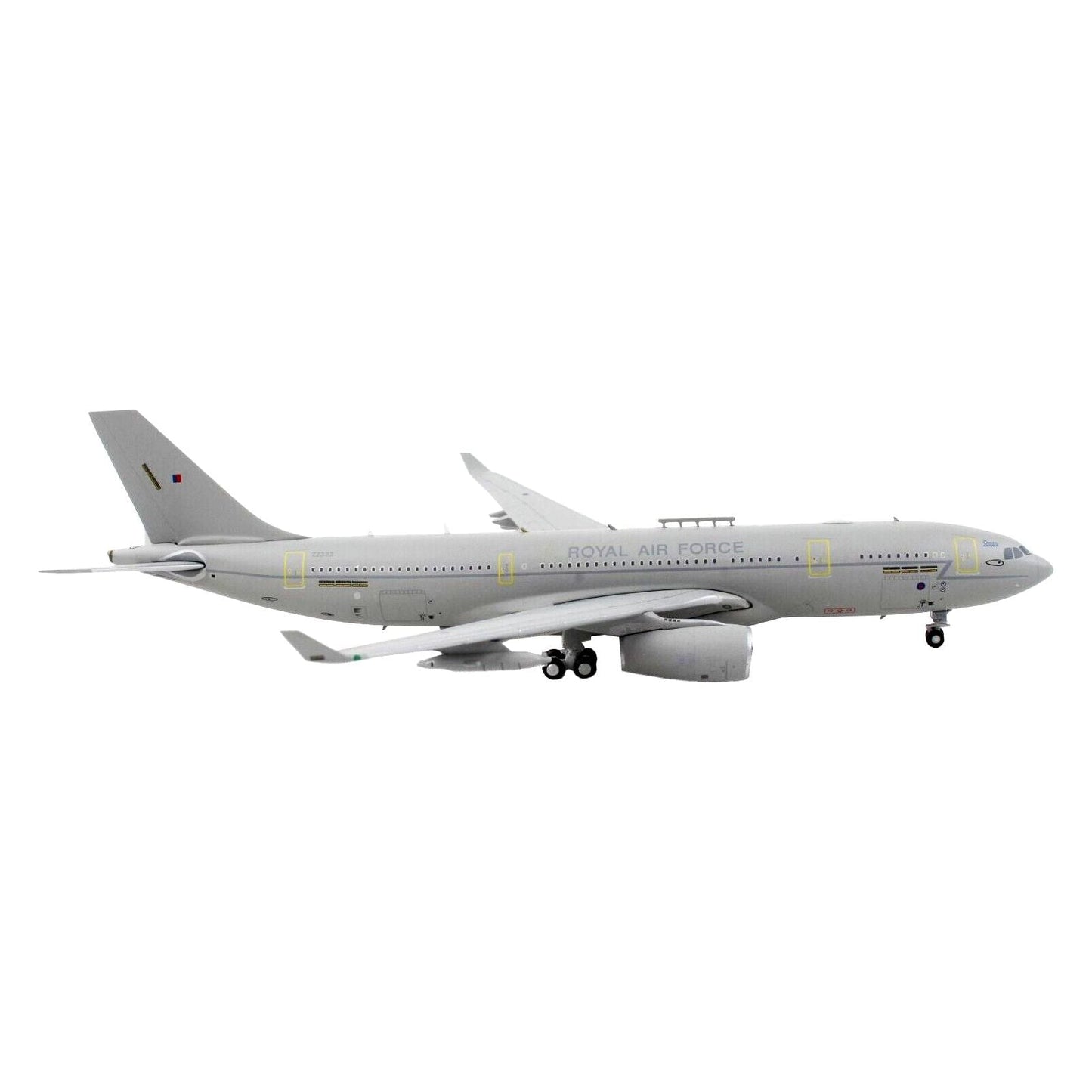 Airbus A330 MRTT Tanker Aircraft "Royal Air Force" Gray "Gemini Macs" Series 1/400 Diecast Model Airplane by GeminiJets