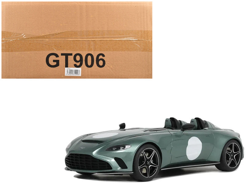 Aston Martin V12 Speedster Green Metallic 1/18 Model Car by GT Spirit