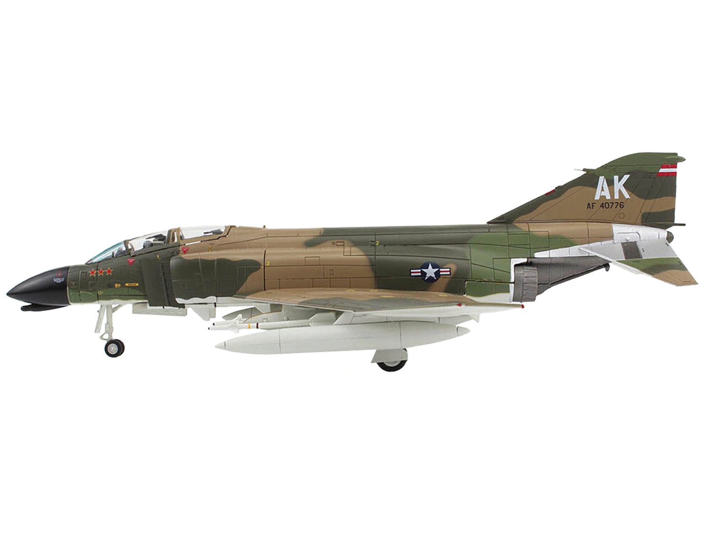 McDonnell Douglas F-4C Phantom II Fighter-Bomber Aircraft "389th Tactical Fighter Squadron The Gunfighters" (1967) United States Air Force "Air Power Series" 1/72 Diecast Model by Hobby Master