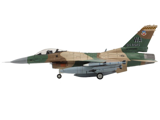 Lockheed F-16C Fighting Falcon Fighter Aircraft "Lizard 64th Aggressor Squadron Commander" (2009-2010) United States Air Force "Air Power Series" 1/72 Diecast Model by Hobby Master