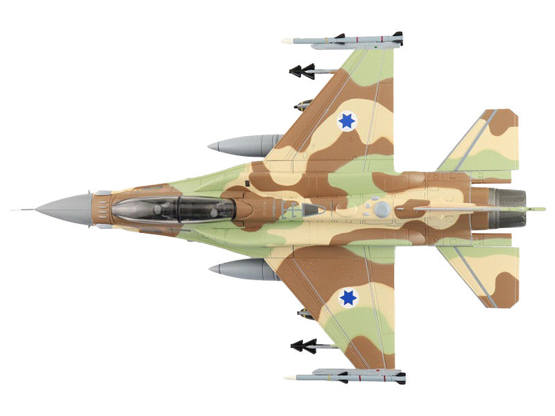 Lockheed F-16I Fighting Falcon Fighter Aircraft "455 Sufa 119 Squadron The Bat" Israeli Air Force "Air Power Series" 1/72 Diecast Model by Hobby Master