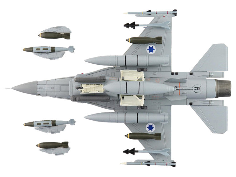 Lockheed F-16I Fighting Falcon Fighter Aircraft "455 Sufa 119 Squadron The Bat" Israeli Air Force "Air Power Series" 1/72 Diecast Model by Hobby Master