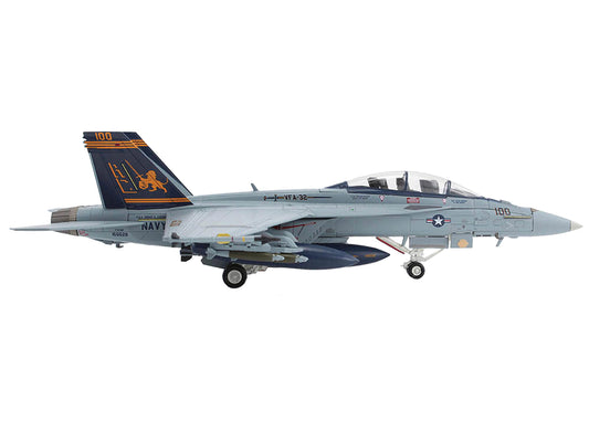 McDonnell Douglas F/A-18F Super Hornet Aircraft "VFA-32 Fighting Swordsmen EAA AirVenture Oshkosh" (2023) United States Navy "Air Power Series" 1/72 Diecast Model by Hobby Master