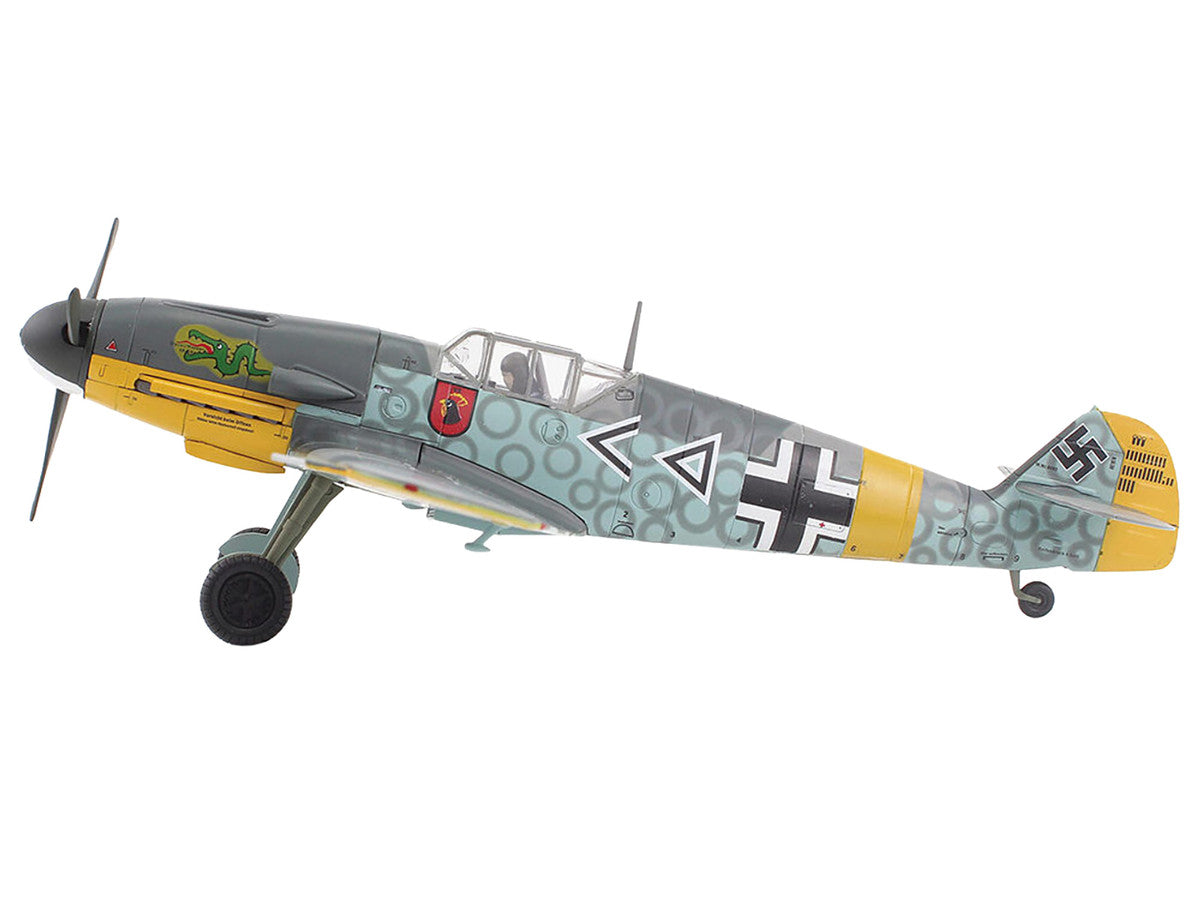 Messerschmitt Bf 109F-2 Fighter Aircraft "JG 3 Hans Von Hahn Russia" (1941) German Luftwaffe "Air Power Series" 1/48 Diecast Model by Hobby Master $80.74