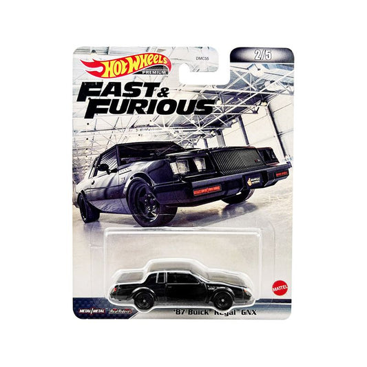 1987 Buick Regal GNX Black "Fast & Furious" Series Diecast Model Car by Hot Wheels