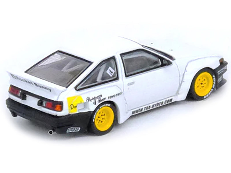 Toyota Corolla AE86 Trueno RHD (Right Hand Drive) White "Pandem/Rocket Bunny" 1/64 Diecast Model Car by Inno Models