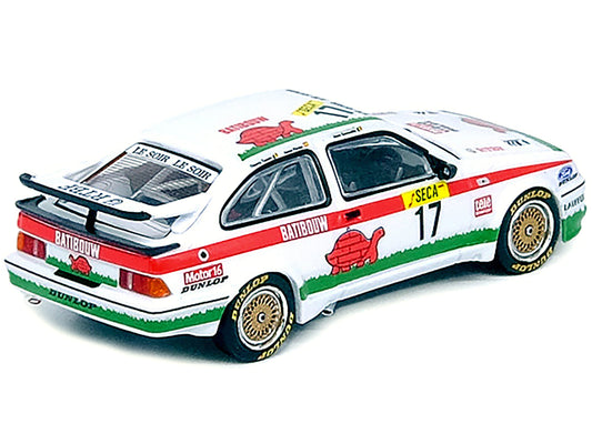 Ford Sierra RS500 Cosworth RHD (Right Hand Drive) #17 Alain Semoulin - Jesus Pareja - Thierry Tassin "BATIBOUW" WTCC World Touring Car Championship Spa 24 Hours (1987) 1/64 Diecast Model Car by Inno Models