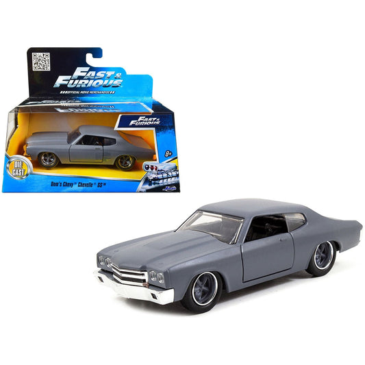 Dom's Chevrolet Chevelle SS Primer Grey "Fast & Furious" Movie 1/32 Diecast Model Car by Jada