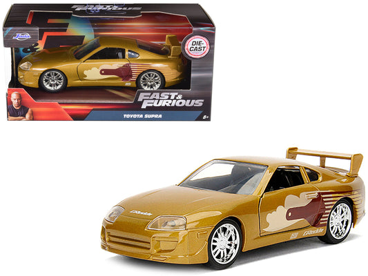 Slap Jack's Toyota Supra Gold "Fast & Furious" Movie 1/32 Diecast Model Car by Jada