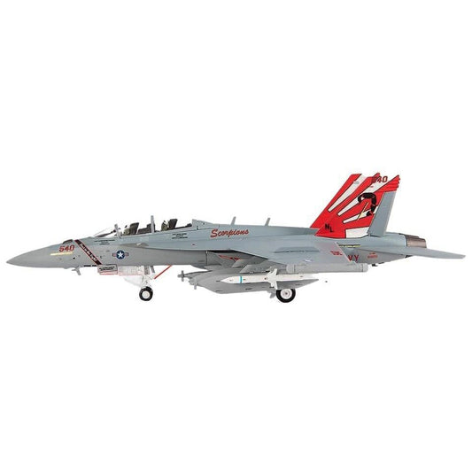 Boeing EA-18G Growler Aircraft "VAQ-132 Scorpions" United States Navy 1/72 Diecast Model by JC Wings