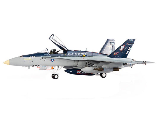 McDonnell Douglas F/A-18C Hornet Aircraft "VFA-34 Blue Blasters USS Carl Vinson Last Cruise" (2018) United States Navy 1/72 Diecast Model by JC Wings