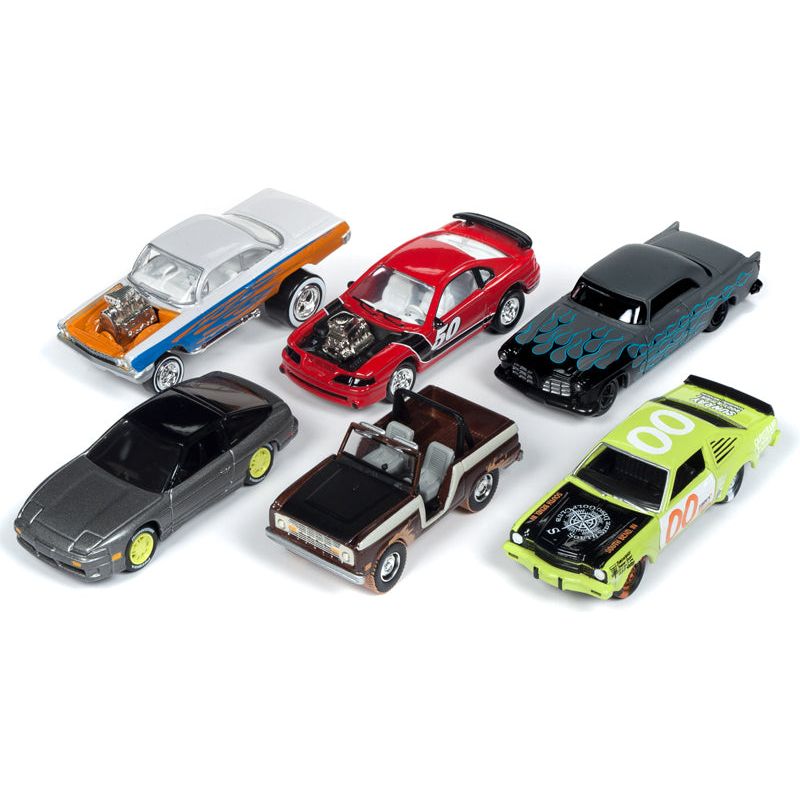 "Street Freaks" 2019 Set B of 6 Cars Release 1 Limited Edition to 3000 pieces Worldwide 1/64 Diecast Models by Johnny Lightning