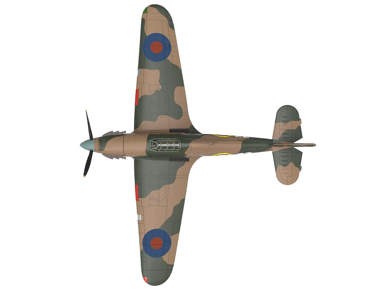 Hawker Hurricane Mk.IIB Aircraft "No. 134 Squadron 151 Wing Vaenga USSR" (1941) British Royal Air Force "Planes of World War II" Series 1/72 Diecast Model Airplane by Luppa