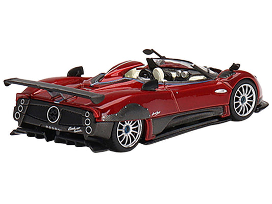 Pagani Zonda HP Barchetta Rosso Dubai Red Metallic Limited Edition to 2040 pieces Worldwide 1/64 Diecast Model Car by Mini GT