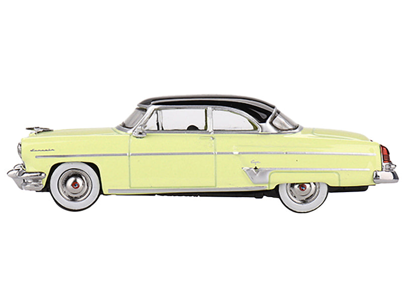 1954 Lincoln Capri Premier Yellow with Black Top Limited Edition to 3000 pieces Worldwide 1/64 Diecast Model Car by Mini GT