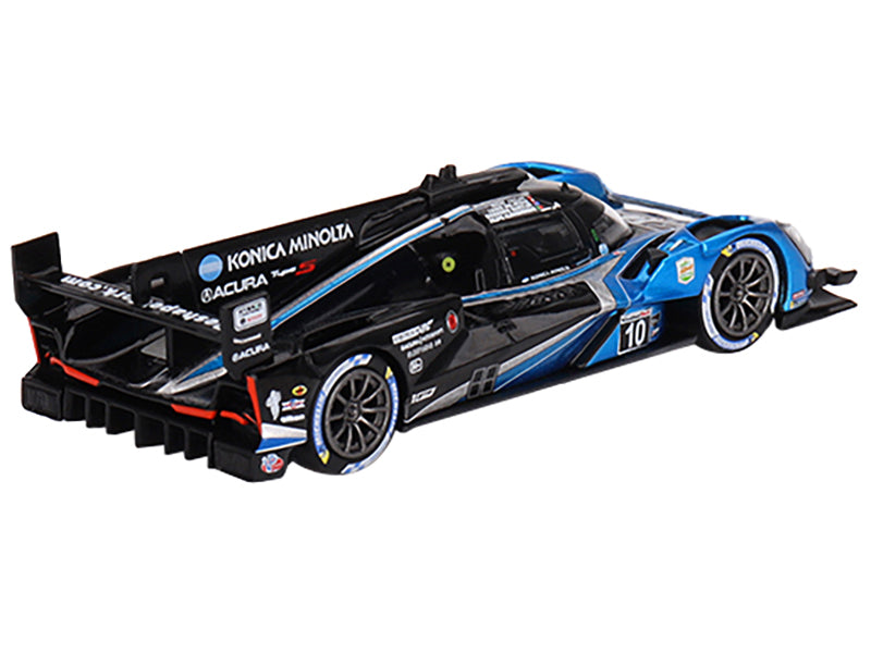 Acura ARX-06 #10 Filipe Albuquerque - Louis Deletraz - Brendon Hartley - Ricky Taylor "Wayne Taylor Racing with Andretti Autosport" IMSA GTP 2nd Place "24 Hours of Daytona" (2023) Limited Edition 1/64 Diecast Model Car by Mini GT