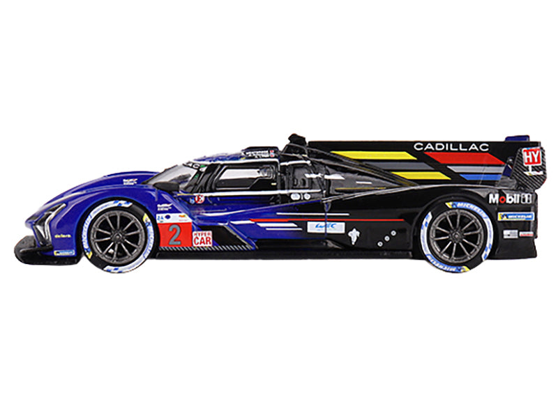 Cadillac V-Series.R #2 Earl Bamber - Alex Lynn - Richard Westbrook "Cadillac Racing" 3rd Place "24 Hours of Le Mans" (2023) Limited Edition to 5400 pieces Worldwide 1/64 Diecast Model Car by Mini GT