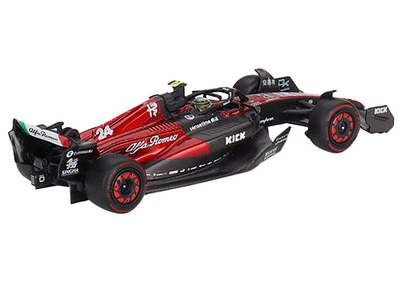 Alfa Romeo C43 #24 Zhou Guanyu "Alfa Romeo F1 Team Kick" Formula One F1 "Australian GP" (2023) Limited Edition 1/64 Diecast Model Car by Mini GT