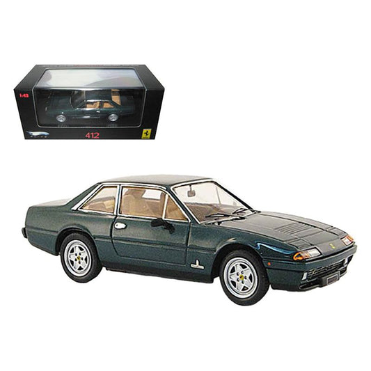 Ferrari 412 Green Limited Edition Elite 1/43 Diecast Model Car by Hot Wheels