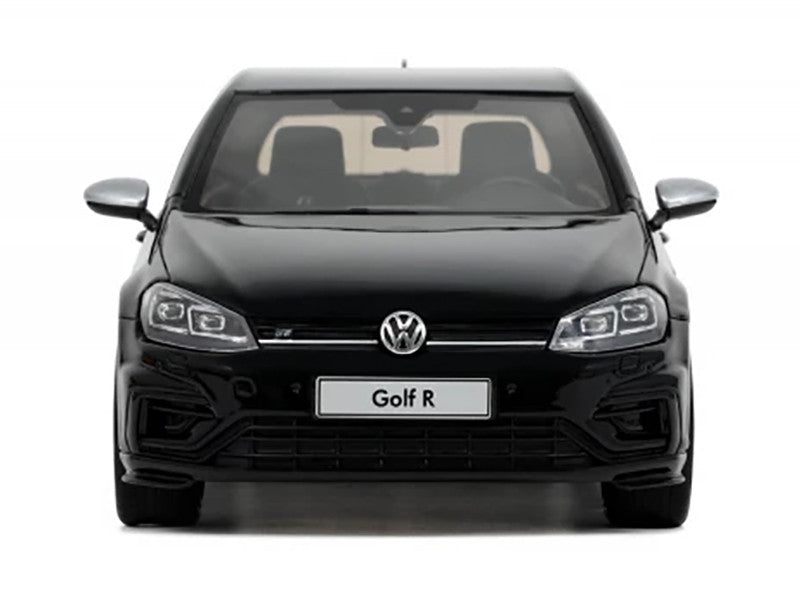 2017 Volkswagen Golf VII R 5 Deep Black Limited Edition to 2000 pieces Worldwide 1/18 Model Car by Otto Mobile