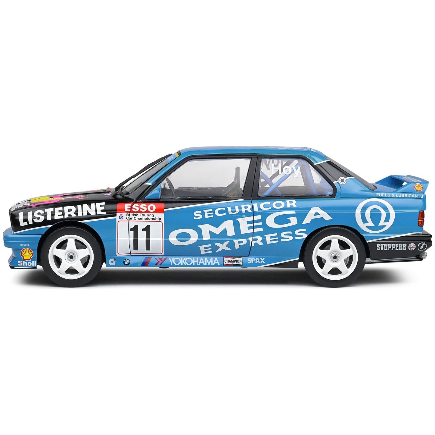 BMW E30 M3 #11 Will Hoy Winner "BTCC (British Touring Car Championship)" (1991) "Competition" Series 1/18 Diecast Model Car by Solido