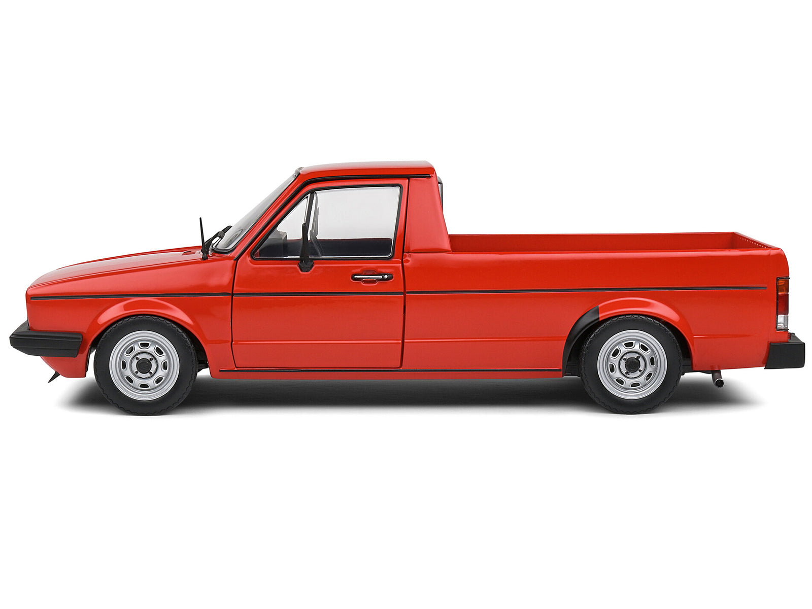 1983 Volkswagen Caddy MK 1 Pickup Truck Mars Red 1/18 Diecast Model Car by Solido