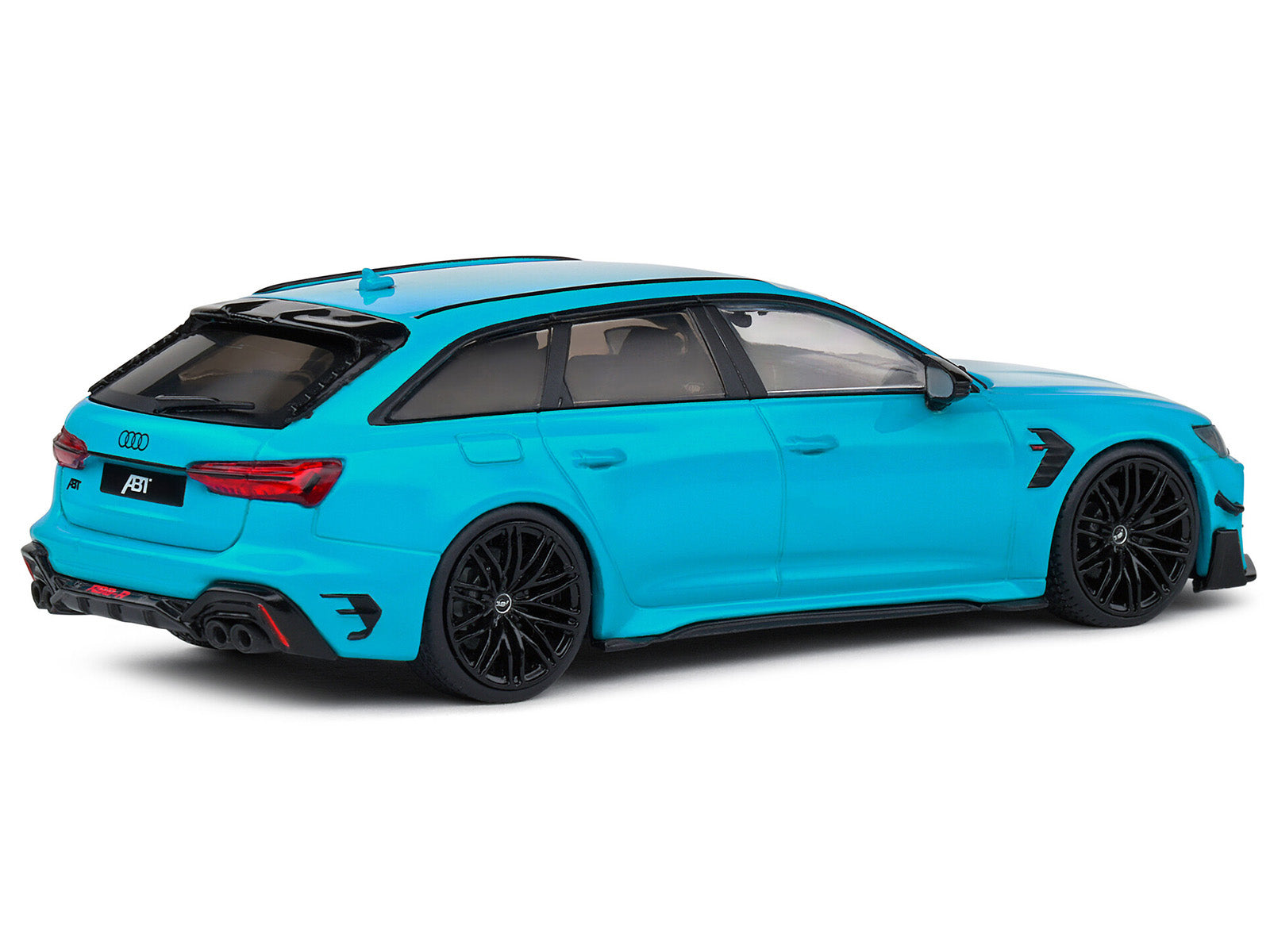 2022 Audi ABT RS 6-R Miami Blue 1/43 Diecast Model Car by Solido