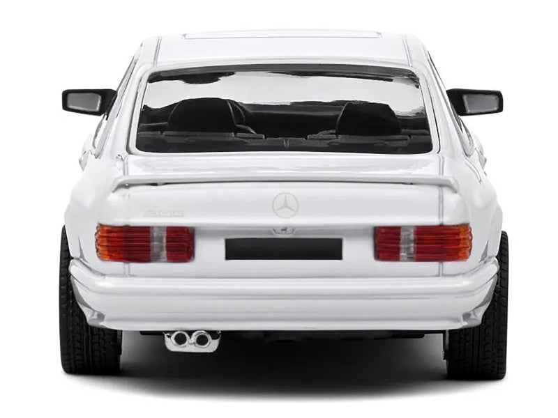 1990 Mercedes-Benz 560 SEC AMG WideBody Classic White 1/43 Diecast Model Car by Solido