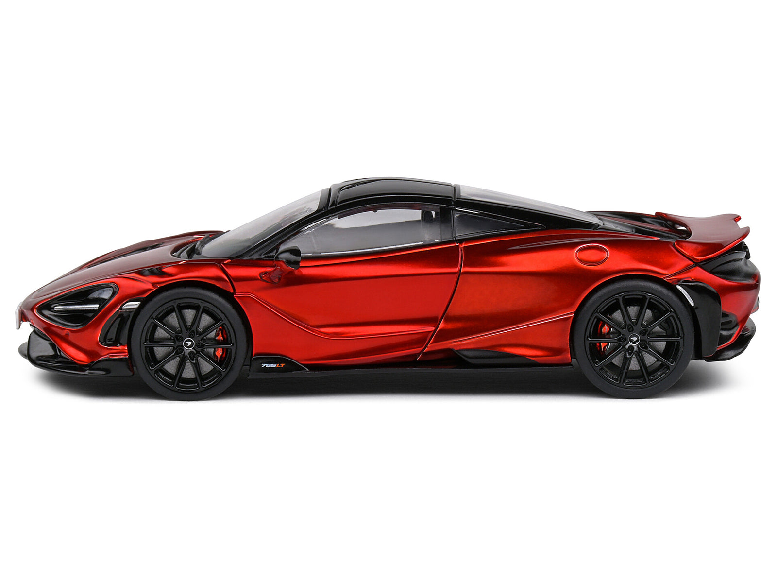 2020 McLaren 765 LT Volcano Red Metallic with Black Top 1/43 Diecast Model Car by Solido