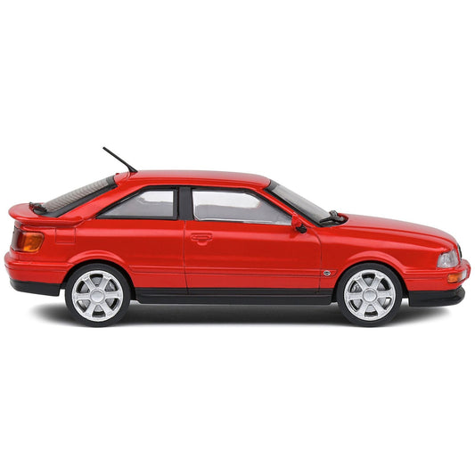 1992 Audi Coupe S2 Lazer Red 1/43 Diecast Model Car by Solido