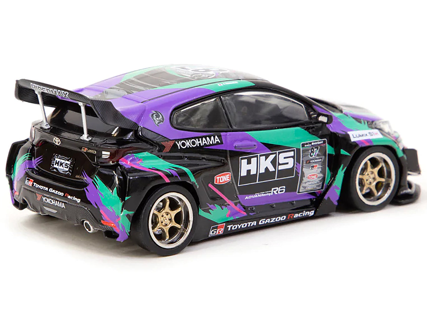 Toyota Yaris KS Racing Performer GR "Hobby43" Series 1/43 Diecast Model Car by Tarmac Works