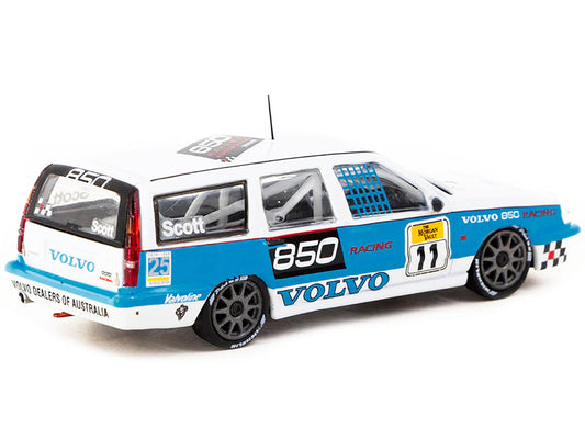 Volvo 850 Estate RHD (Right Hand Drive) #11 Tony Scott "Australian Super Touring Championship" (1995) "Hobby64" Series 1/64 Diecast Model Car by Tarmac Works