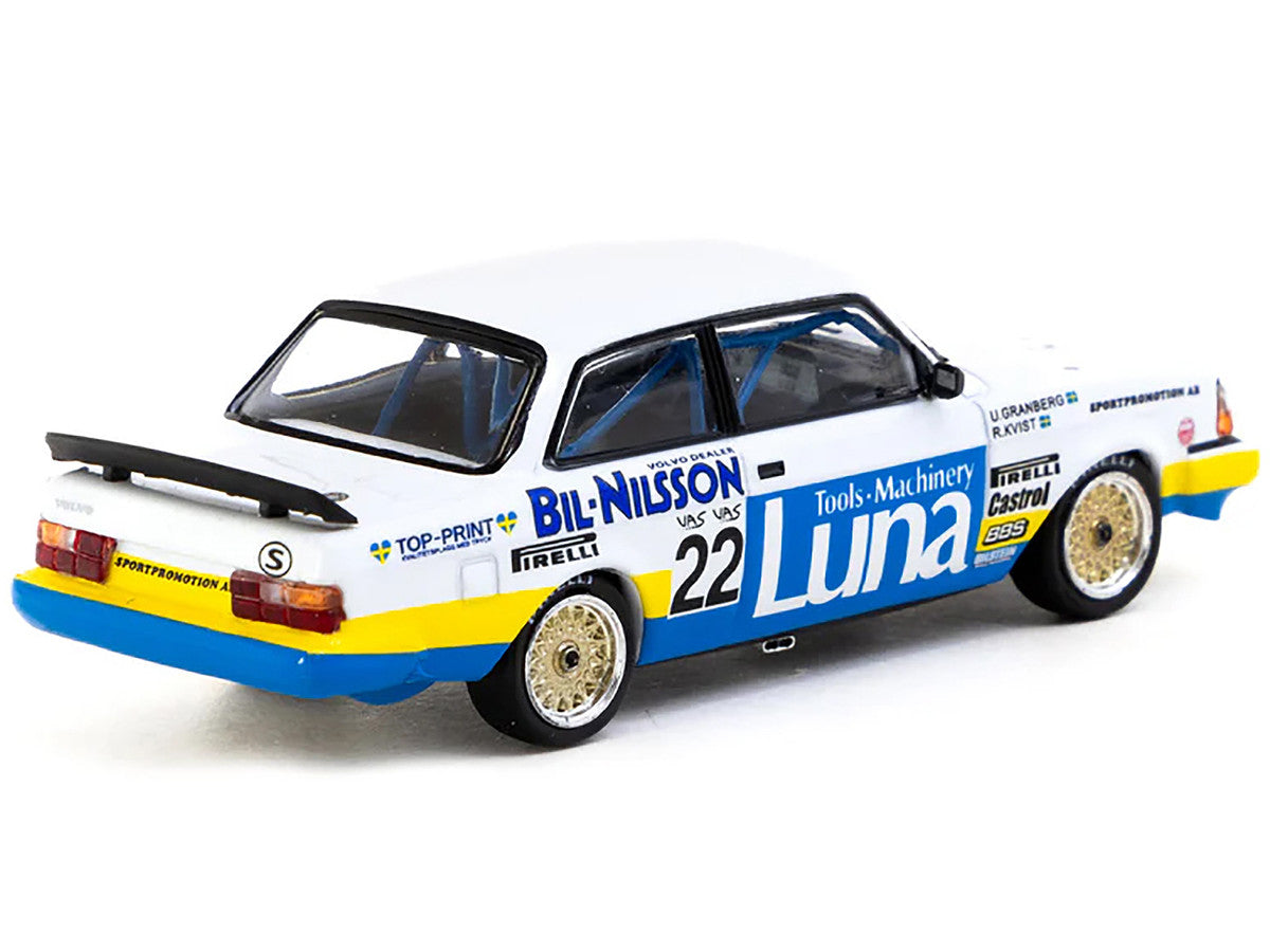 Volvo 240 Turbo #22 Ulf Granberg - Robert L. Kvist Winner "European Touring Car Championship Zolder" (1984) "Hobby64" Series 1/64 Diecast Model Car by Tarmac Works