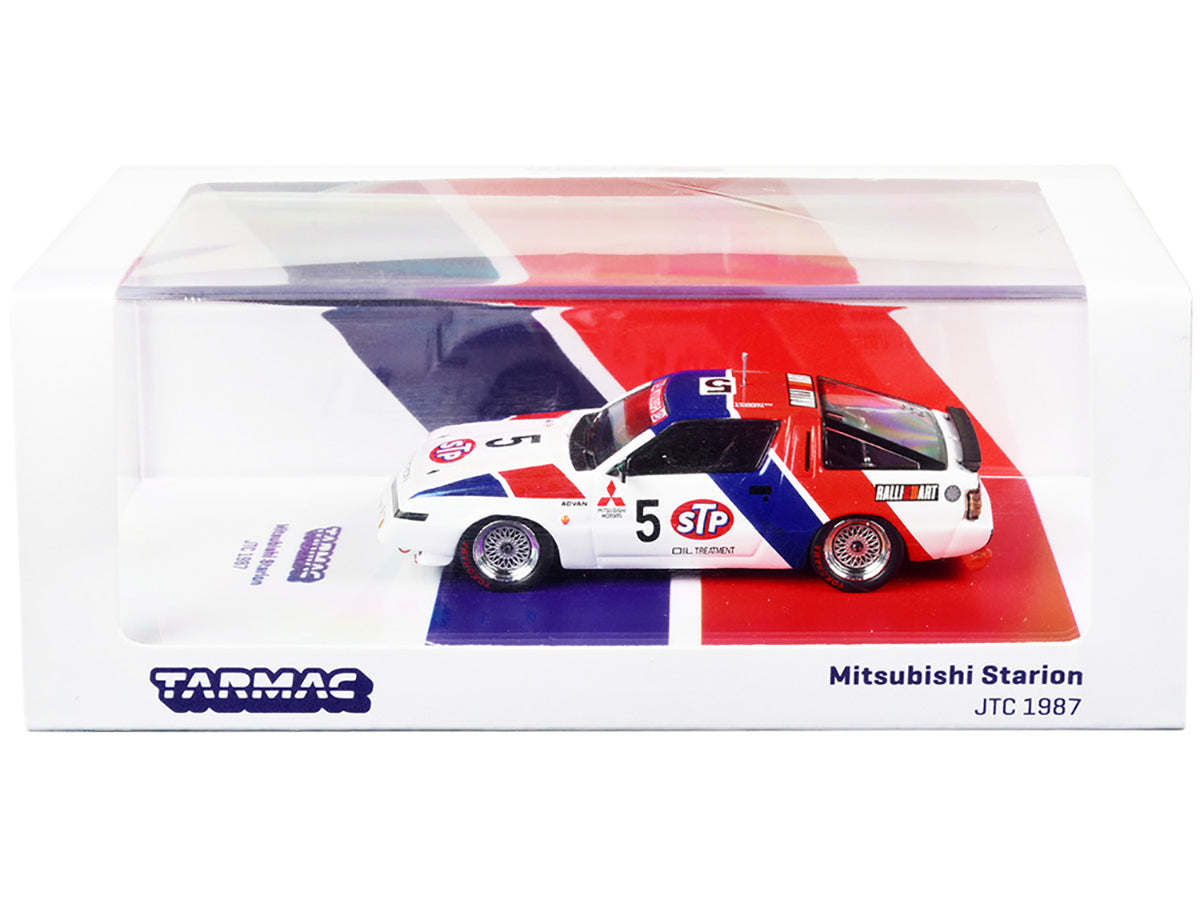 Mitsubishi Starion RHD (Right Hand Drive) #5 Kuminitsu Takahashi - Akihiko Nakaya "Japanese Touring Car Championship" (1987) 1/64 Diecast Model Car by Tarmac Works