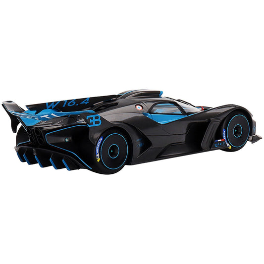 Bugatti Bolide Presentation Version Blue and Black 1/18 Model Car by Top Speed