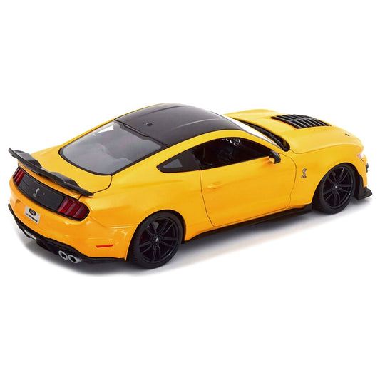 2020 Ford Mustang Shelby GT500 Yellow with Black Top "Special Edition" 1/18 Diecast Model Car by Maisto